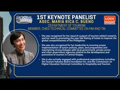 Episode 3 of the LODI MOMENT Webinar: ASEC. Maria Rica C..